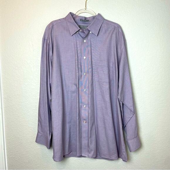 DANIEL CREMIEUX Signature Collection Classic Button Down Dress Shirt Sz XXL - Picture 1 of 9